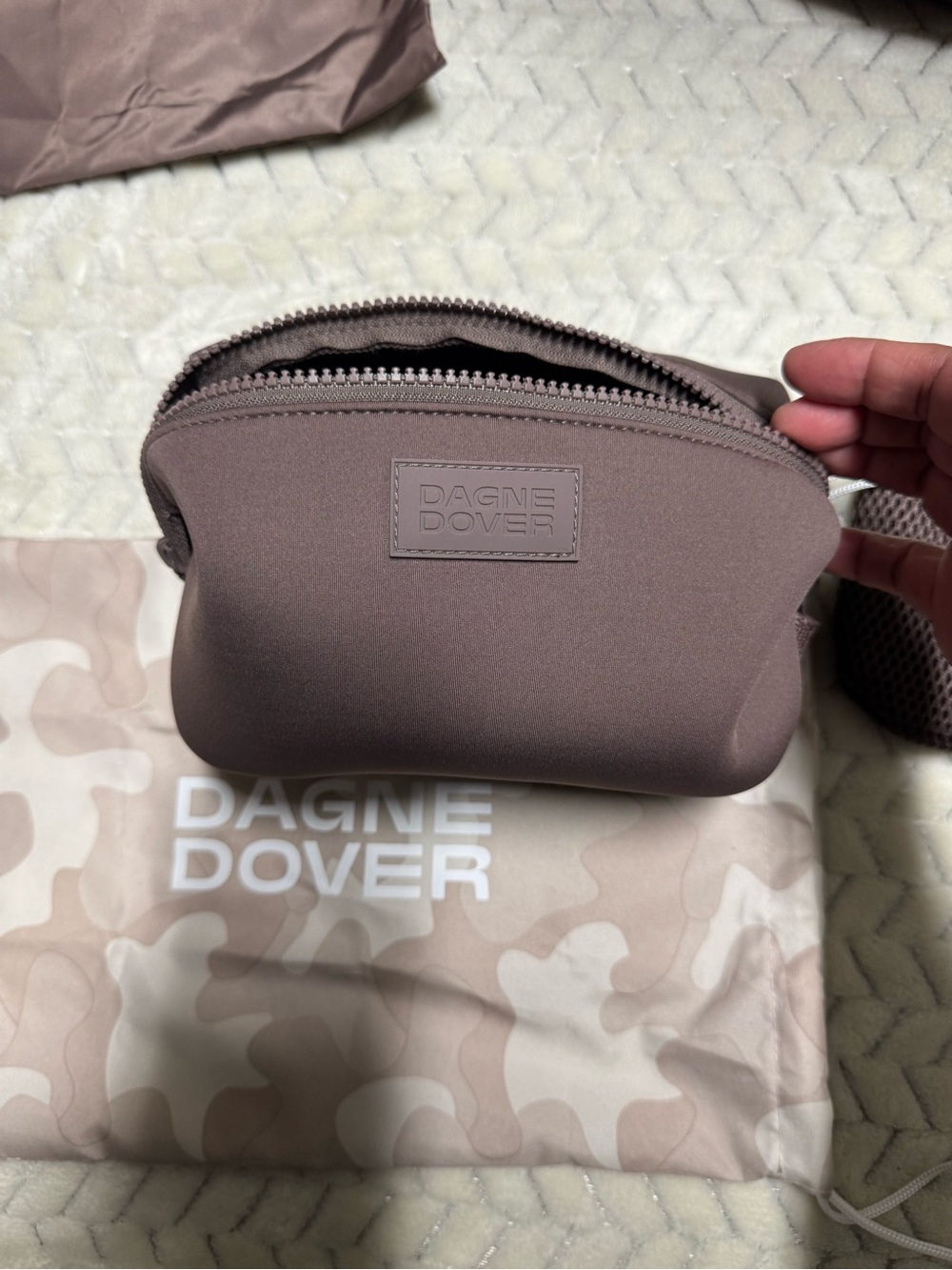 Dagne Dover Mauve-Taupe Backpack - Picture 11 of 13